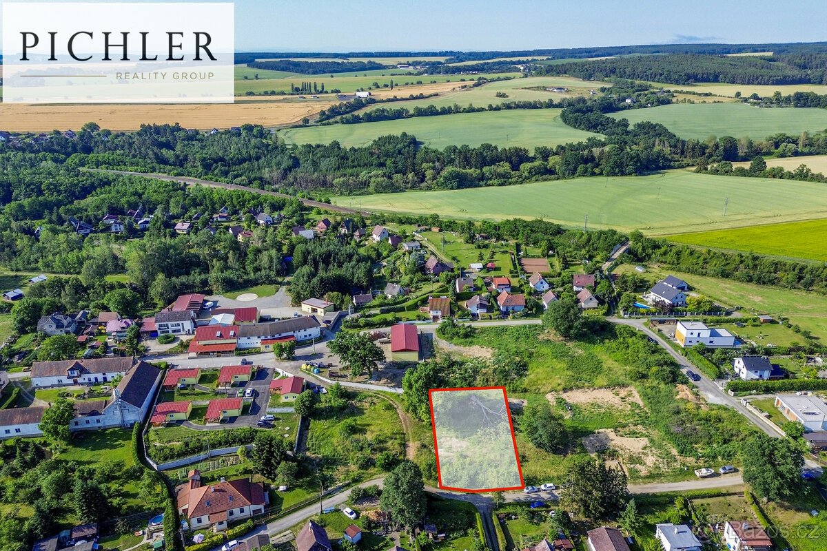 Prodej stavebního pozemku, 1003 m², Hracholusky
