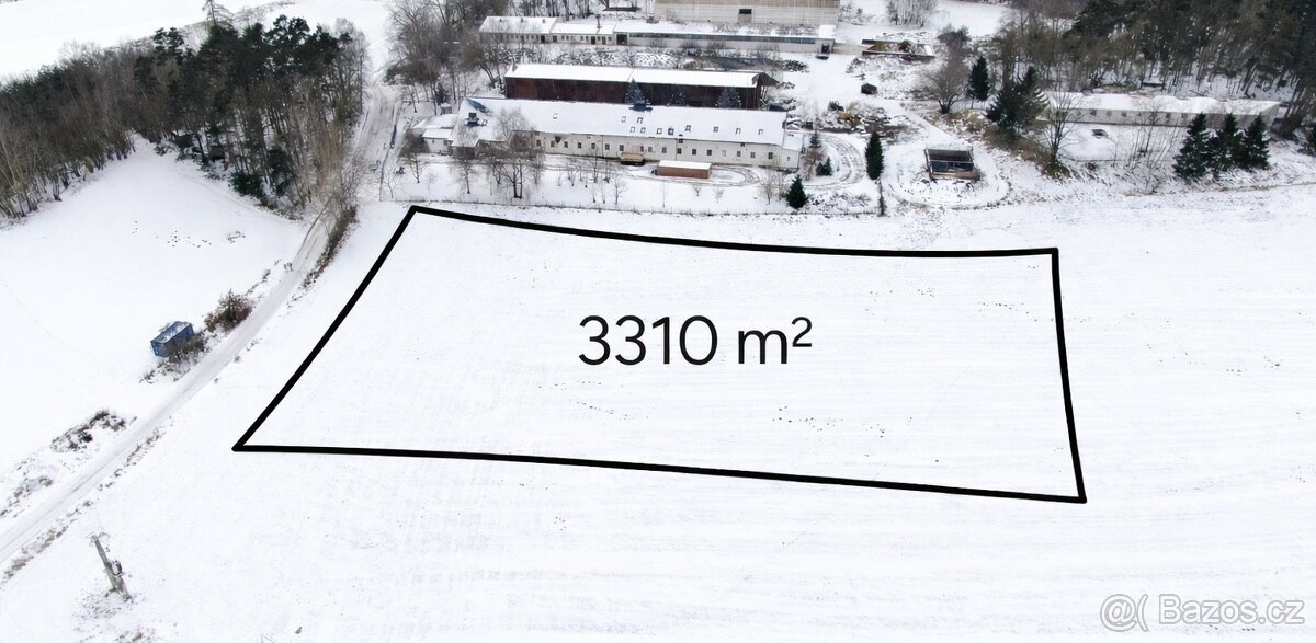 Prodej stavebního pozemku 3310 m2, Řečice u Humpolce
