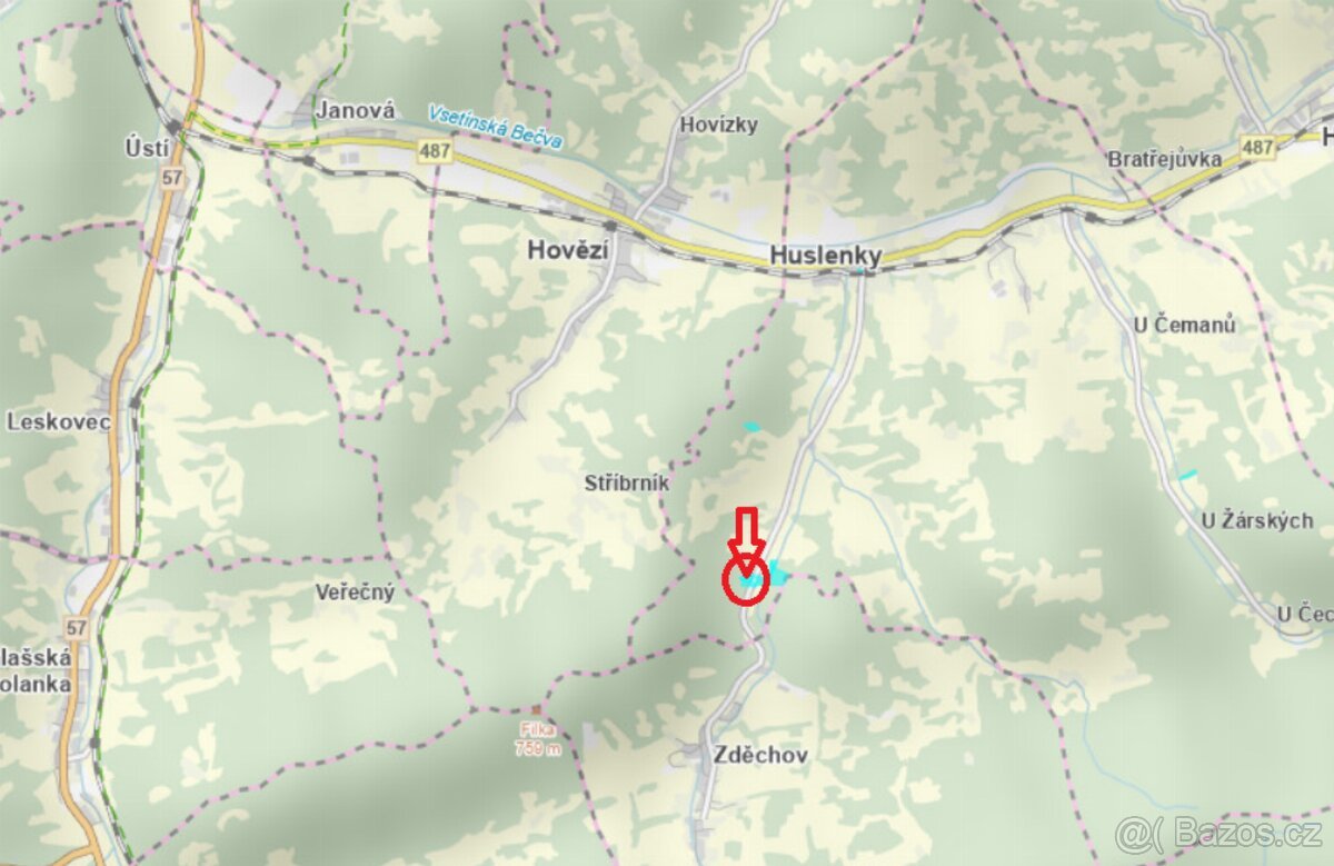 Prodej pozemků k.ú. Huslenky (3)