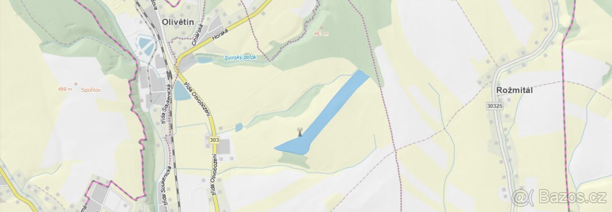 Prodej pozemku 88 263 m² – Velká Ves u Broumova