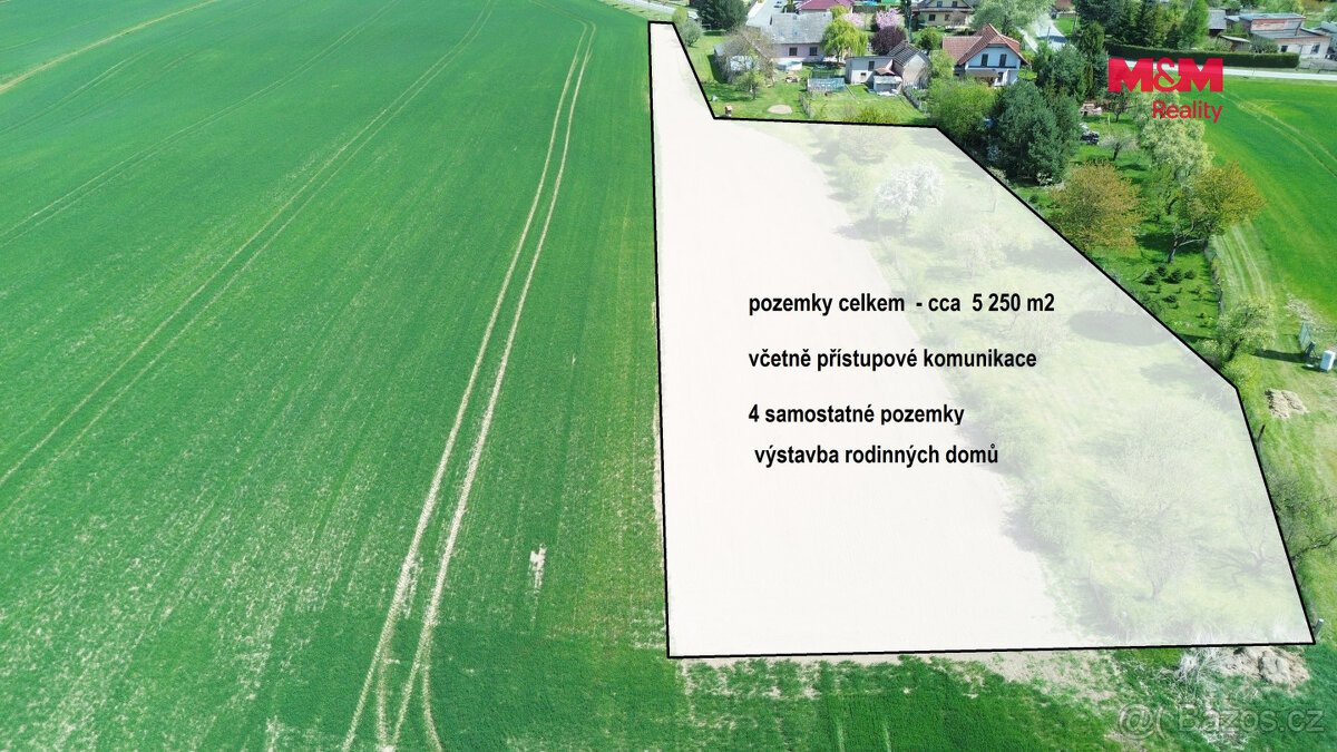 Prodej pozemku k bydlení, 5250 m², Rychnovek