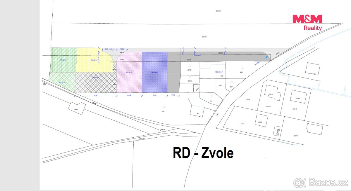 Prodej pozemku k bydlení, 5250 m², Rychnovek
