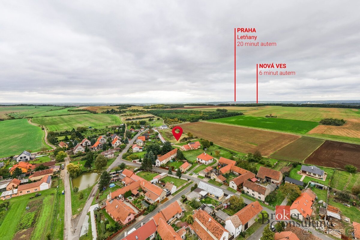 Prodej, pozemky/bydlení, 1008 m2, Ledčice , Mělník [ID 77506