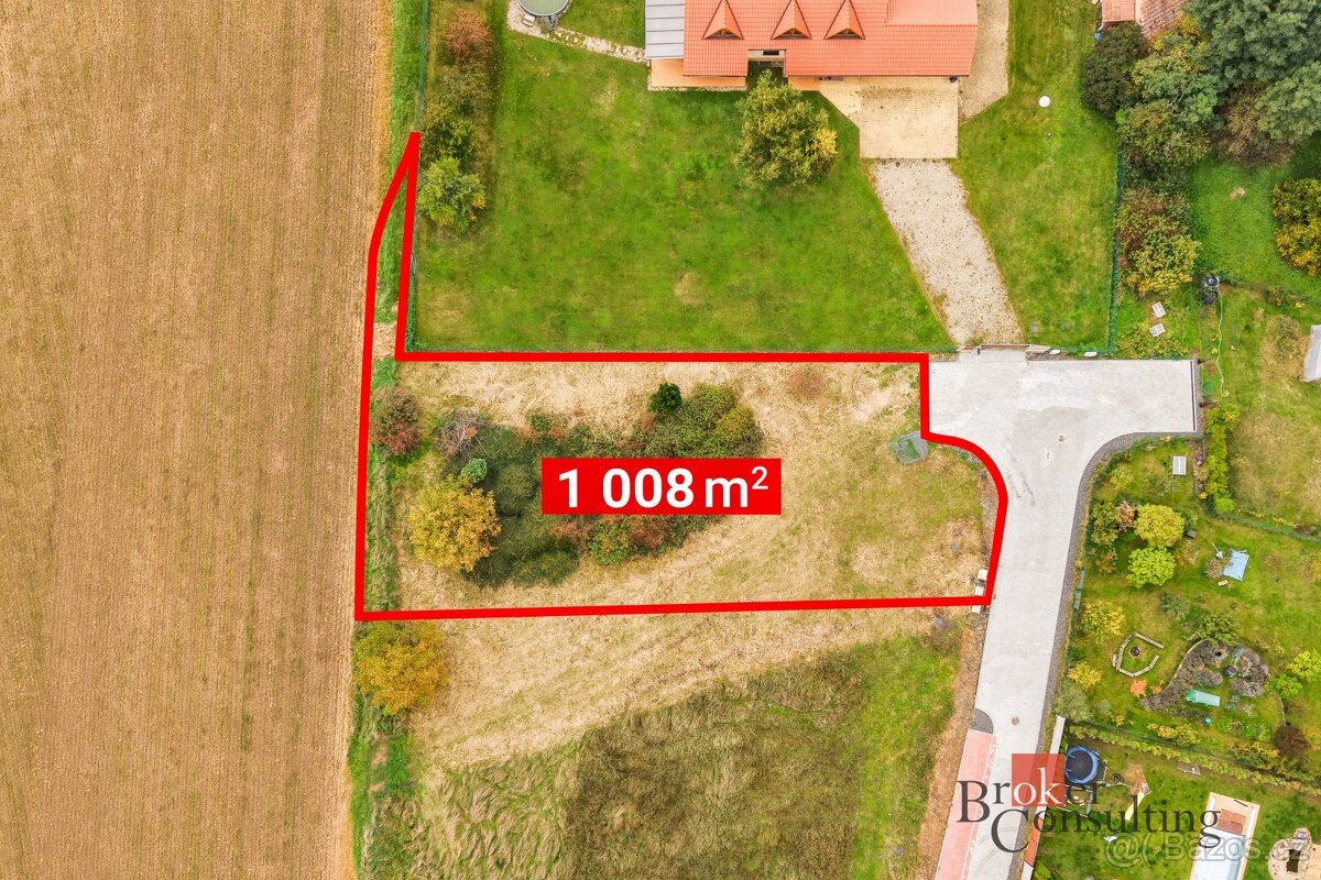 Prodej, pozemky/bydlení, 1008 m2, Ledčice , Mělník [ID 77506