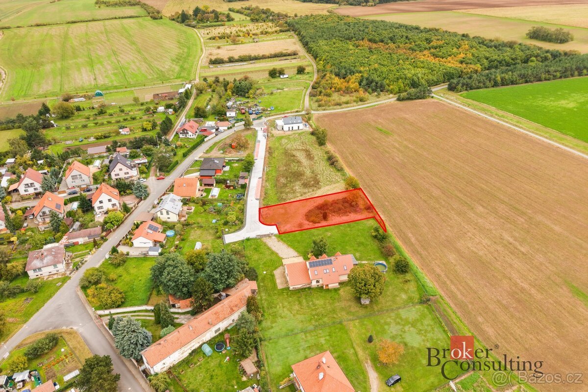 Prodej, pozemky/bydlení, 1008 m2, Ledčice , Mělník [ID 77506