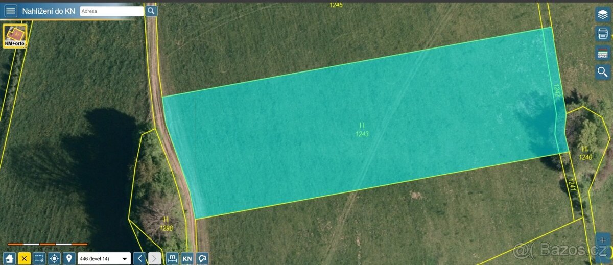 Prodej, louka, 4 765 m2, 100% vlastnictví, Seninka, Vsetín