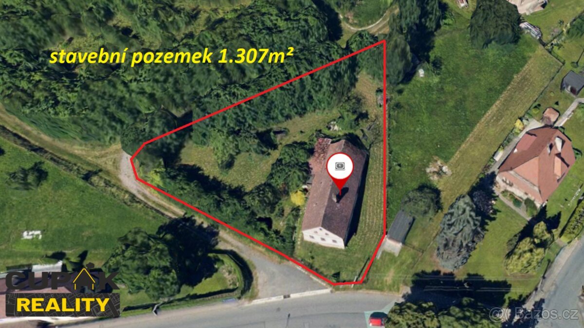 Prodej stavebního pozemku 1 307 m² – Náchod