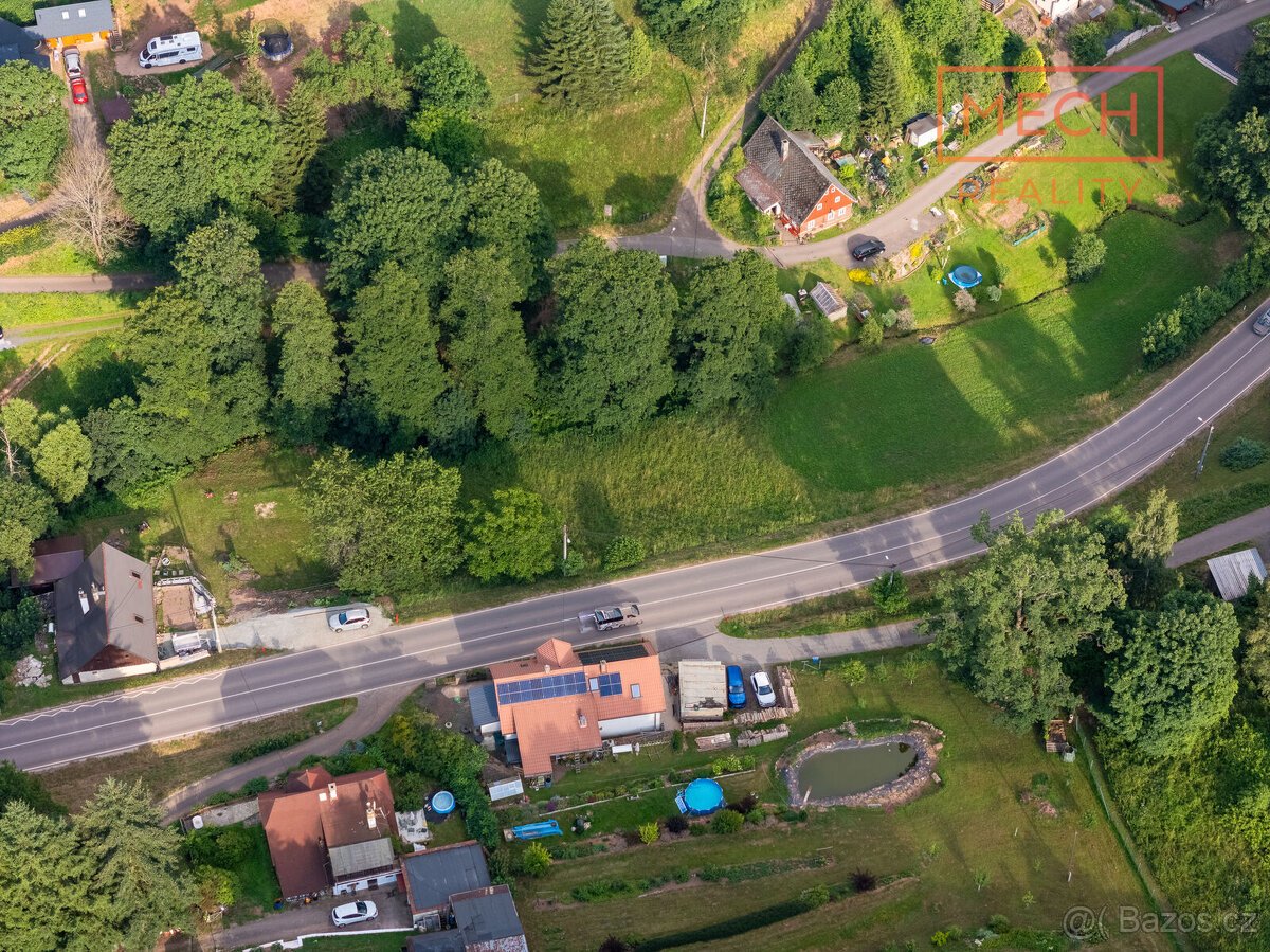 Stavební pozemek 1 500 m² ve Zlaté Olešnici u Trutnova