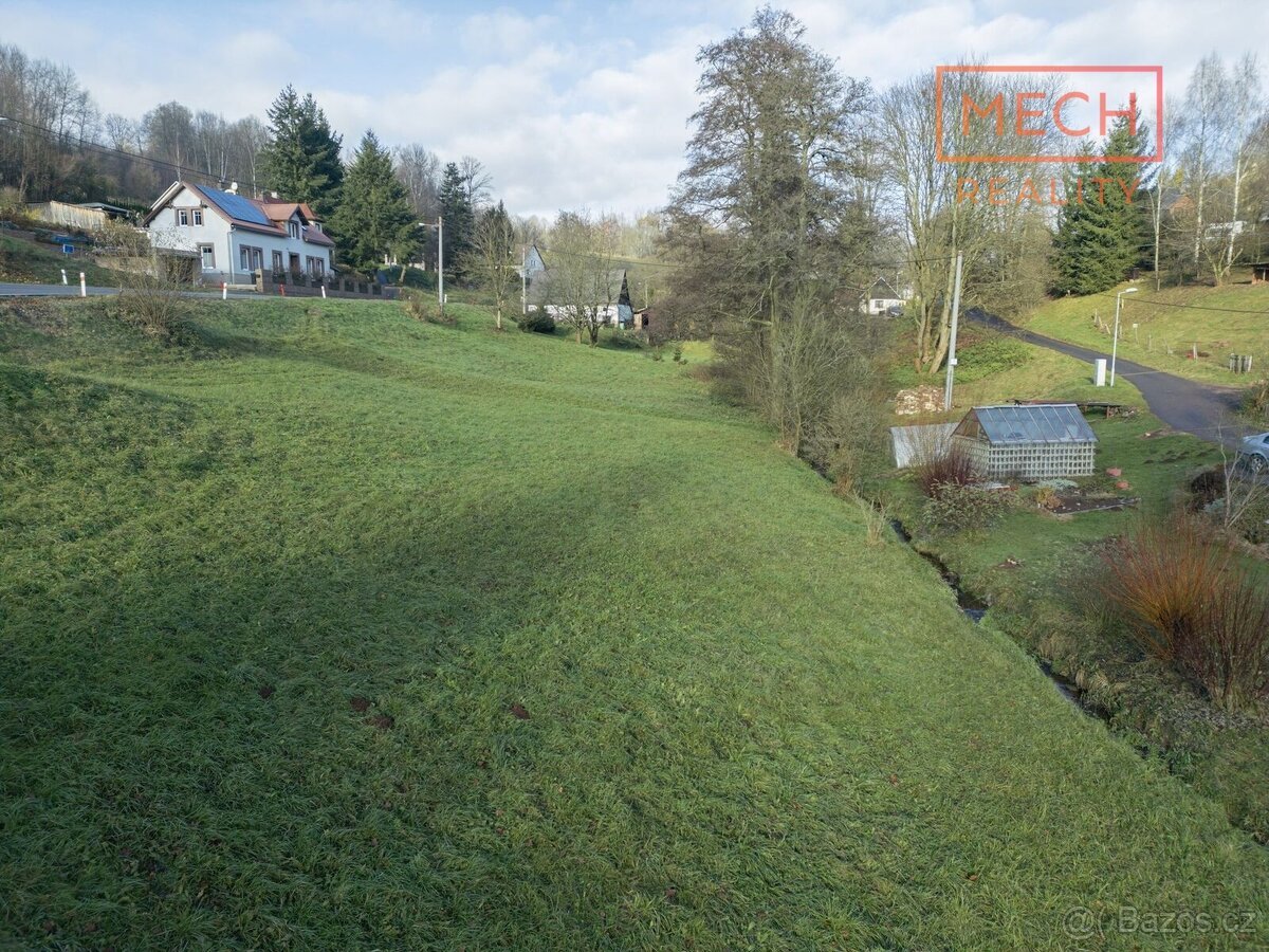 Stavební pozemek 1 500 m² ve Zlaté Olešnici u Trutnova