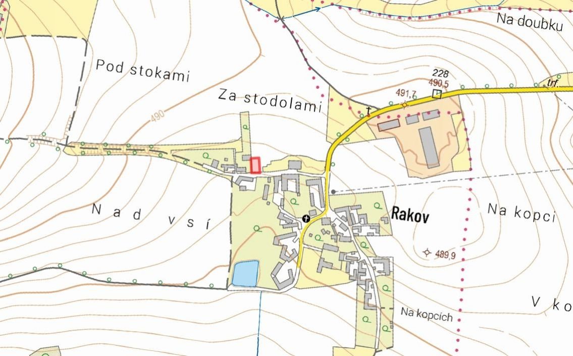 Zemědělská půda, prodej, Rakov, Bernartice, Písek