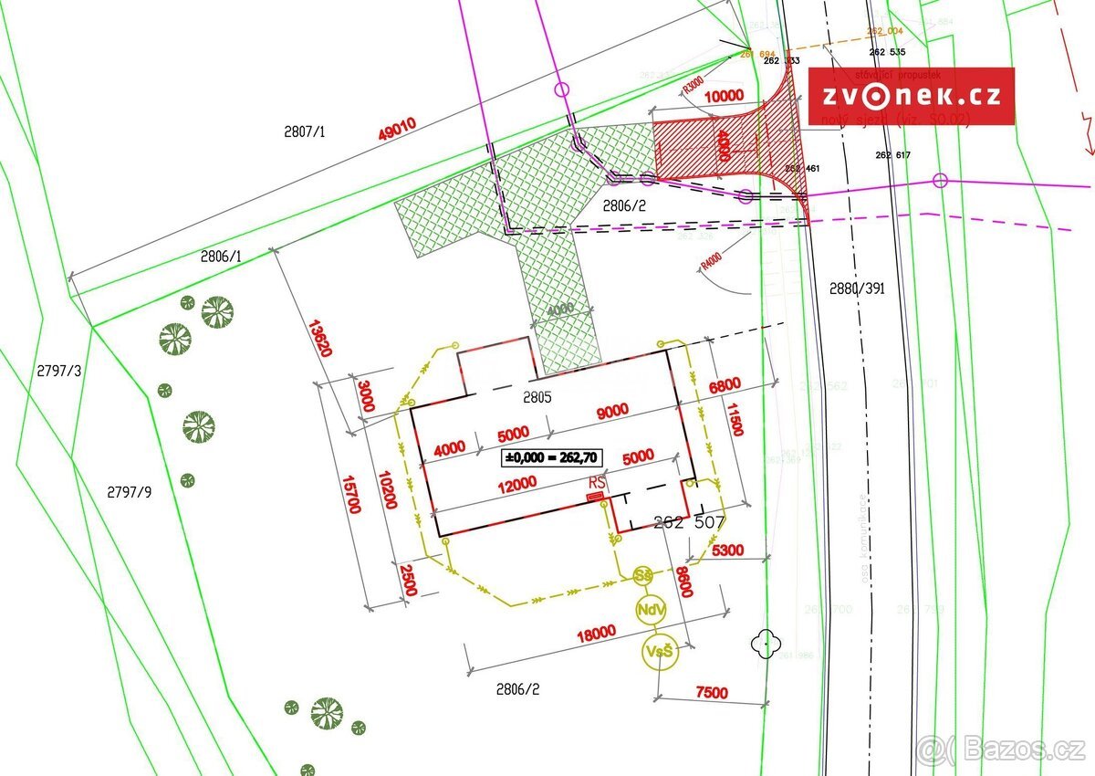 Prodej komerčního pozemku 2 441 m², Velká nad Veličkou