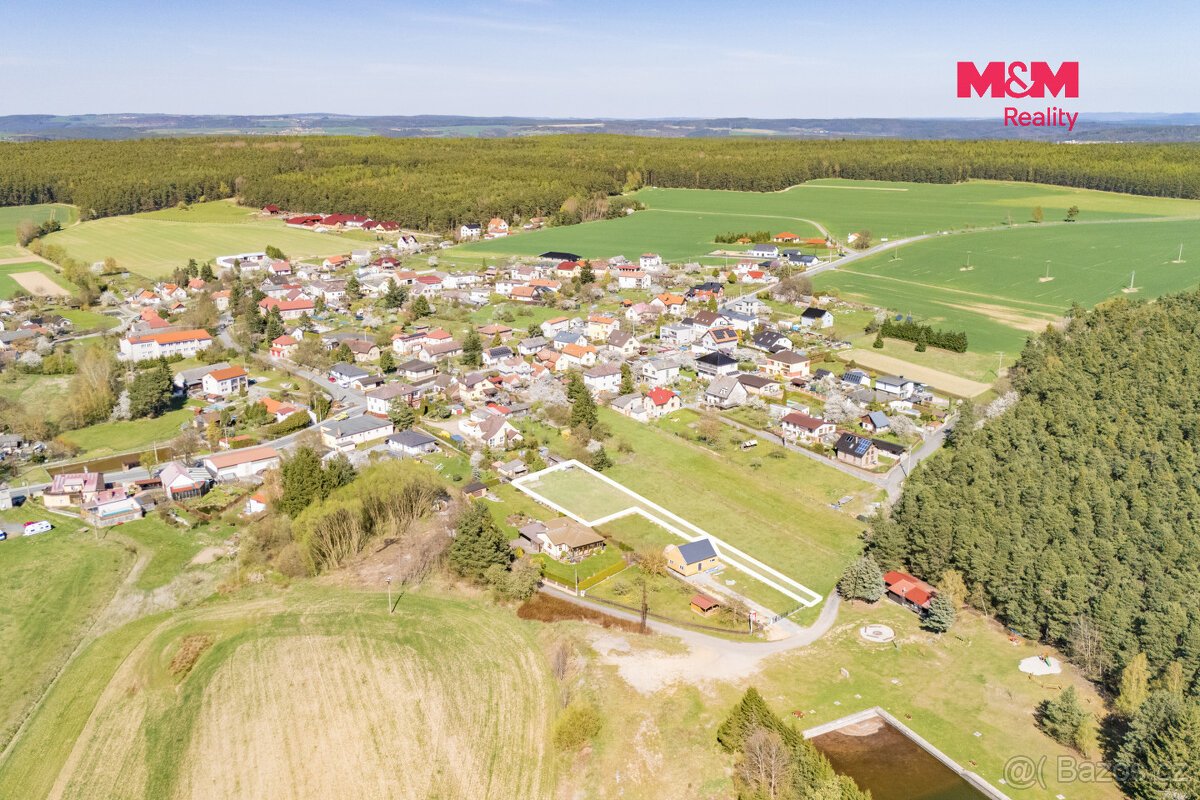 Prodej pozemku k bydlení, 1161 m², Mrtník