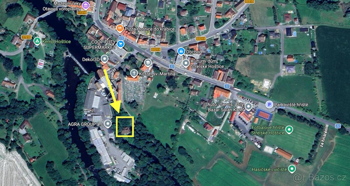 Stavební pozemek s domem k rekonstrukci či demolici 832m2