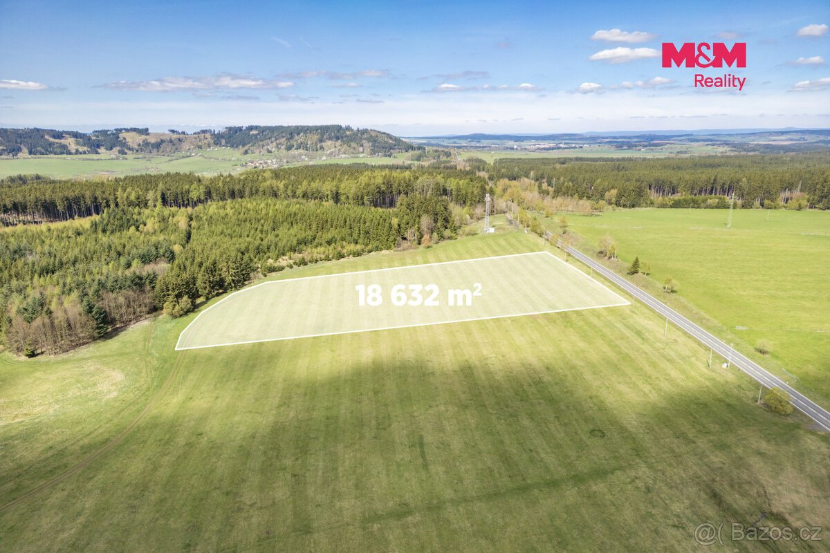 Prodej pozemků, 69439 m², Bezvěrov