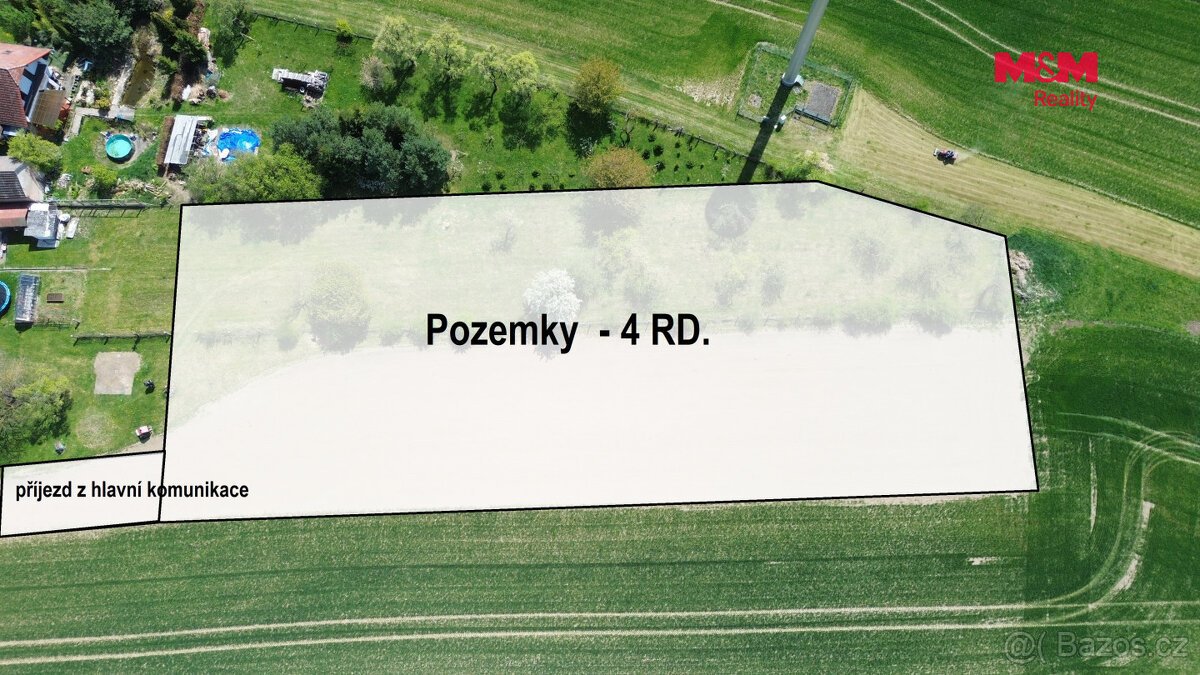 Prodej pozemku k bydlení, 5250 m², Rychnovek