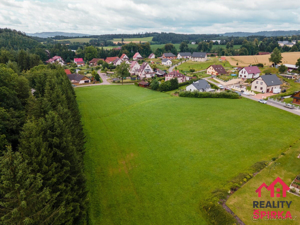 Pozemek stavebního pozemku, CP 3299 m2, obec Písečná, okres 