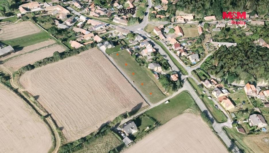 Prodej pozemku k bydlení, 524 m², Třemošná,Záluží