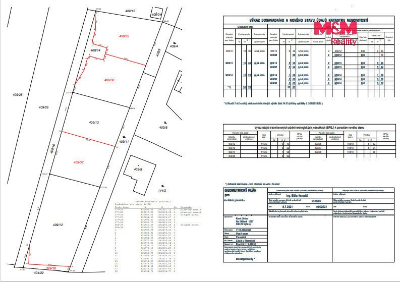 Prodej pozemku k bydlení, 524 m², Třemošná,Záluží