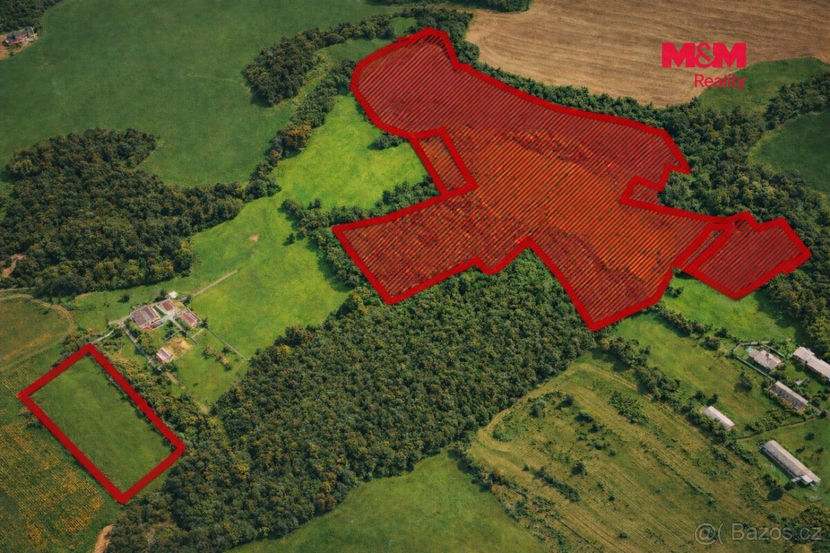 Stavební pozemky 3 000 m², Neveklov, okr. Benešov