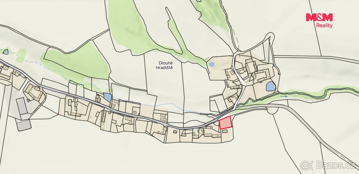Prodej pozemku k bydlení, 1302 m², Konstantinovy Lázně