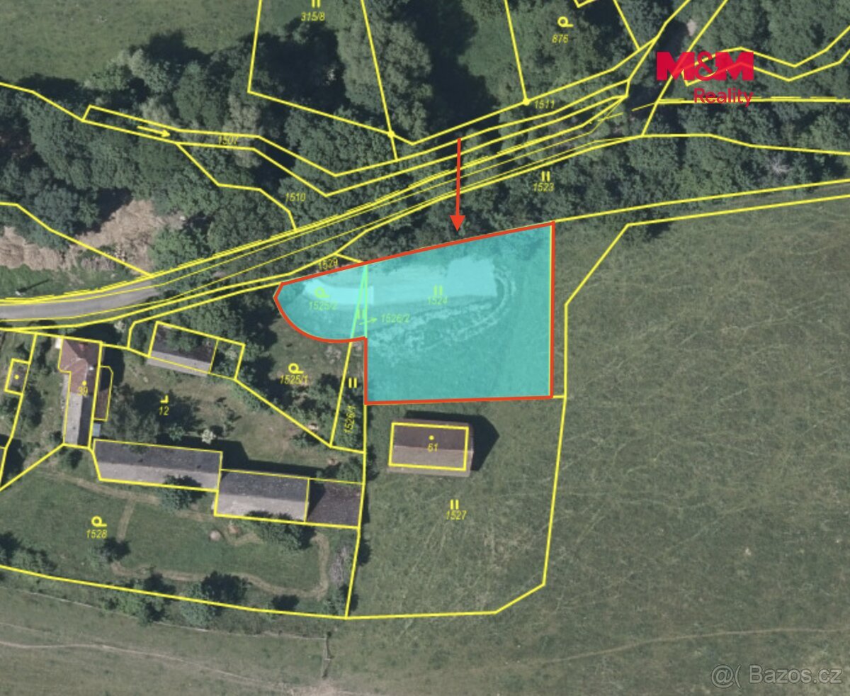 Prodej pozemku k bydlení, 1302 m², Konstantinovy Lázně