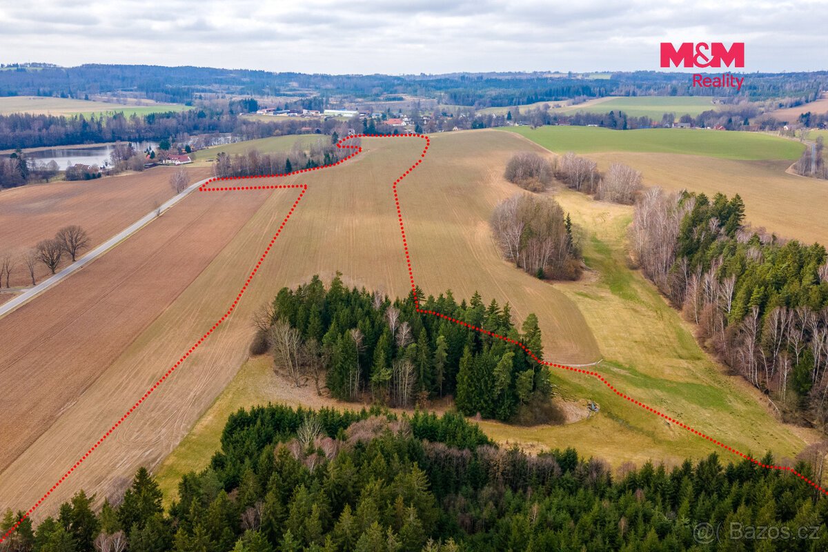Prodej souboru pozemků, 108437 m², Vysočina