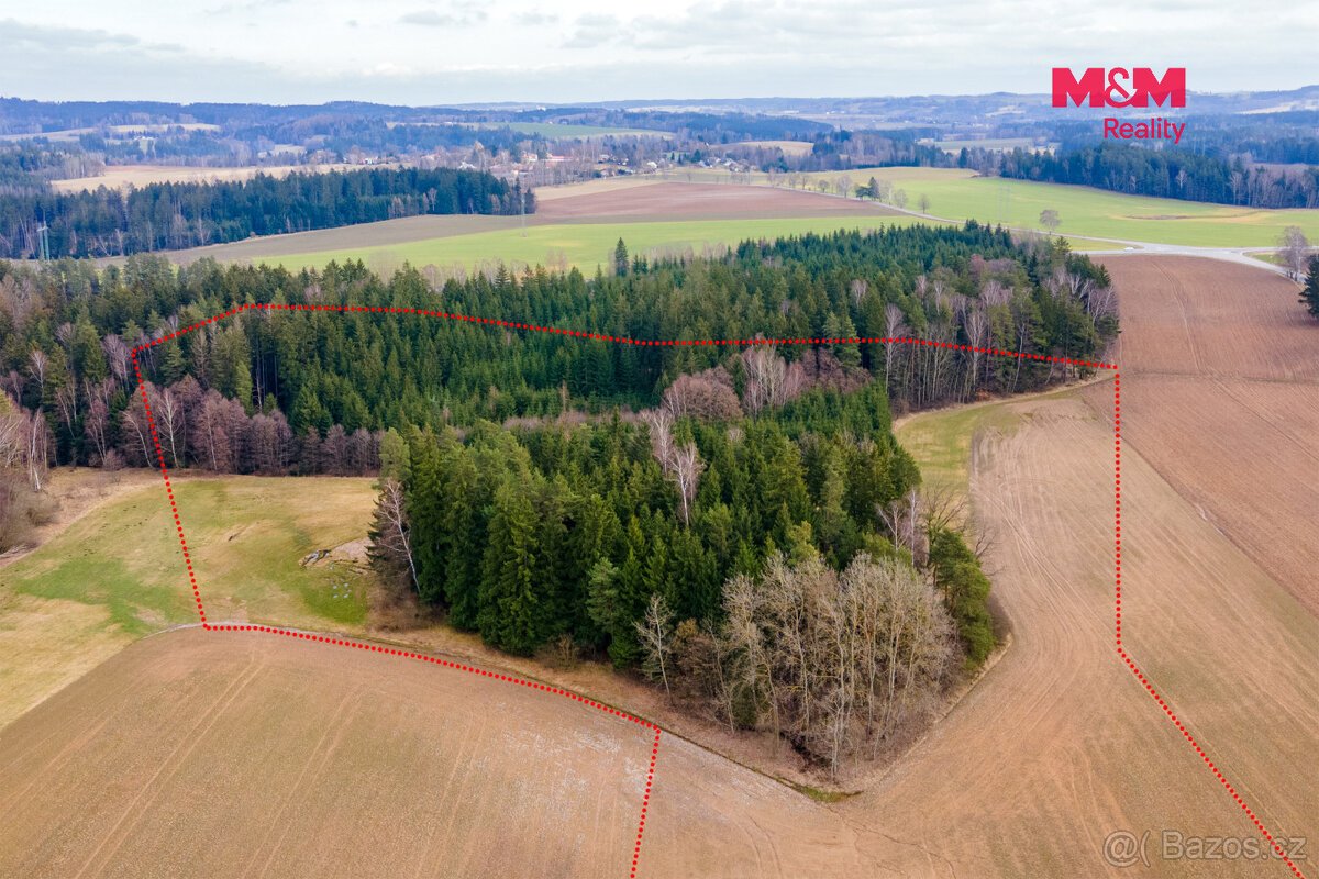 Prodej souboru pozemků, 108437 m², Vysočina