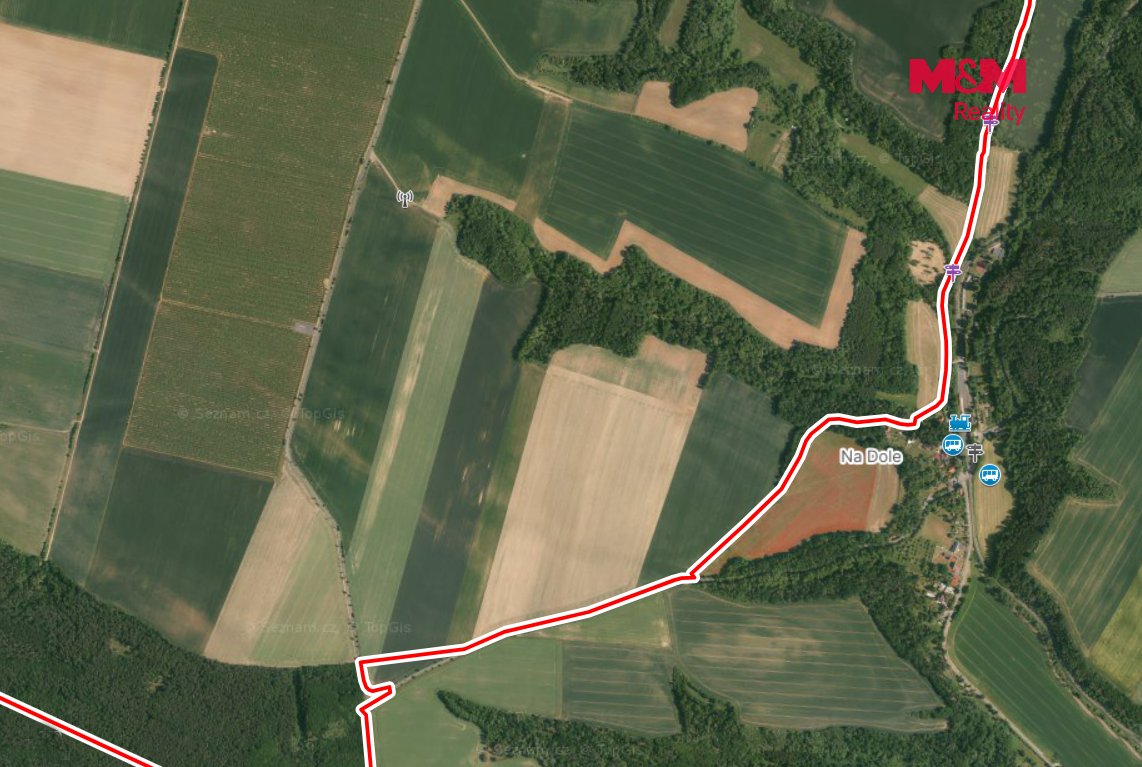 Prodej pole, 30720 m², Vysoká