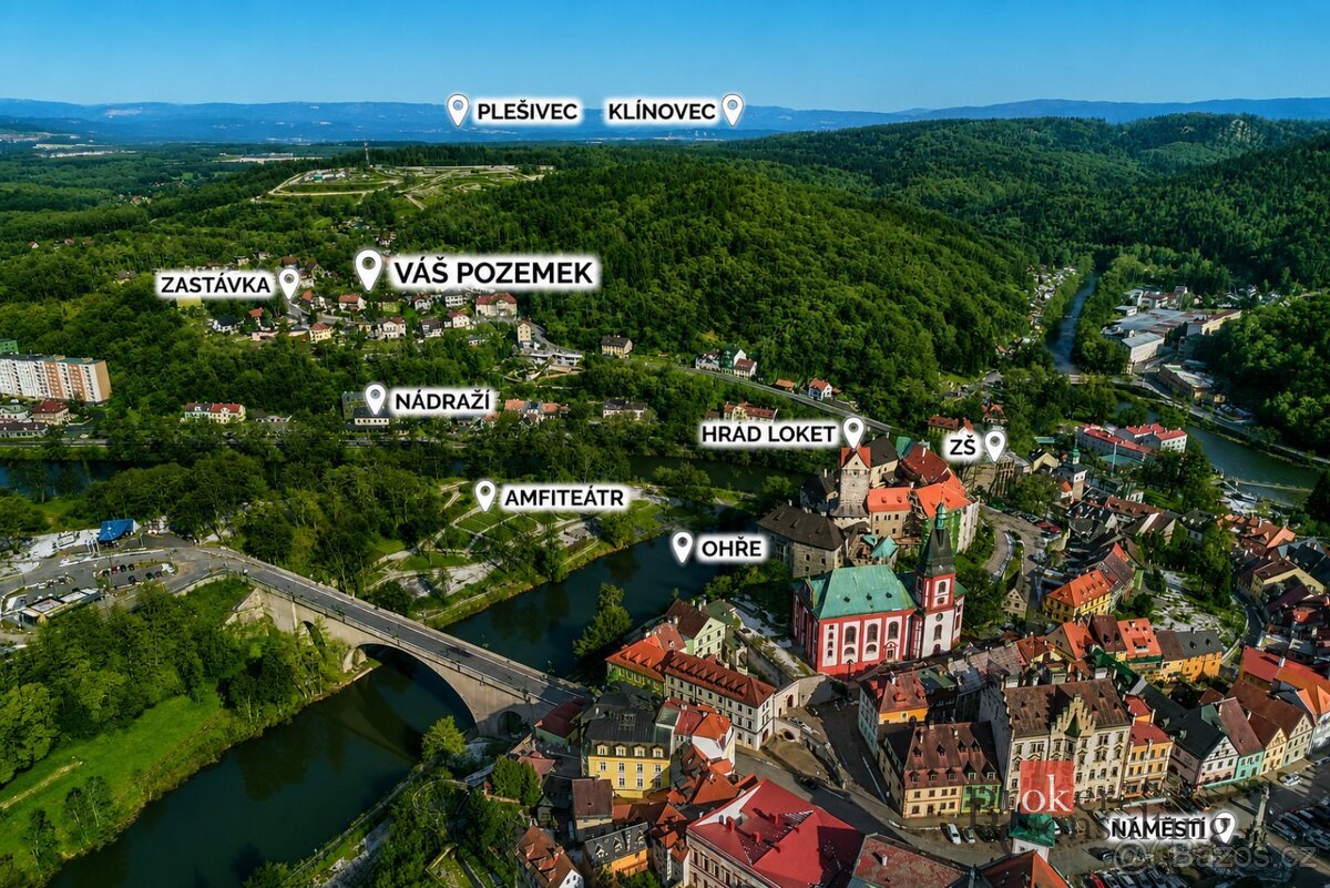 Prodej, pozemky/bydlení, 1803 m2, Loket, Sokolov [ID 81822]