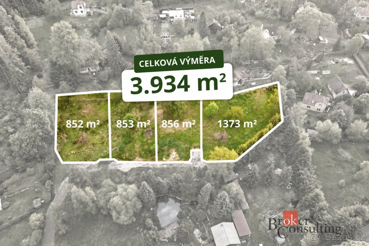 Prodej, pozemky/bydlení, 3934 m2, Smolné Pece, Karlovy Vary 