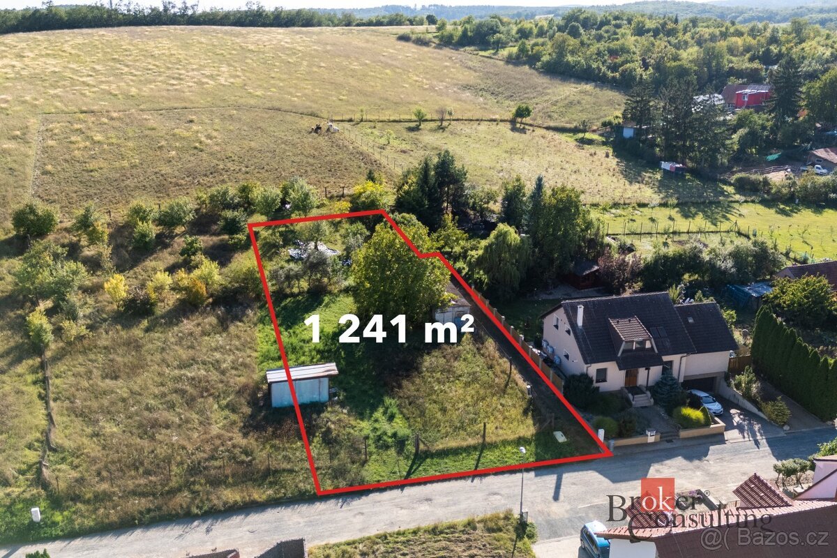 Prodej, pozemky/bydlení, 1241 m2, Za humny, Prštice, Brno-ve