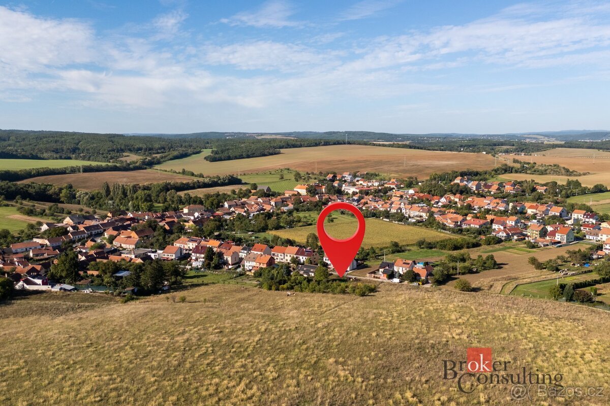 Prodej, pozemky/bydlení, 1241 m2, Za humny, Prštice, Brno-ve