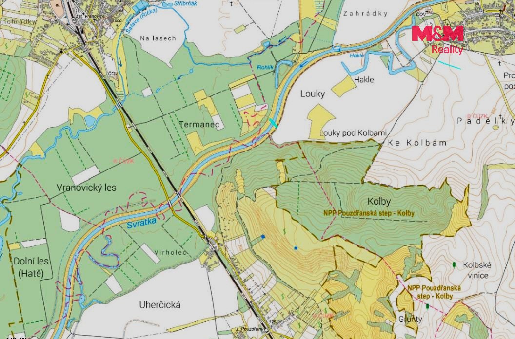 Prodej vodní plochy, 1476 m², Uherčice u Hustopečí