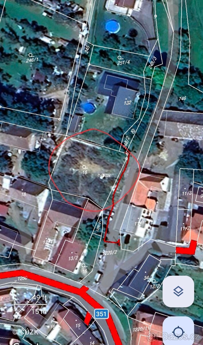 Prodej stavebního pozemku 789m² do smazání