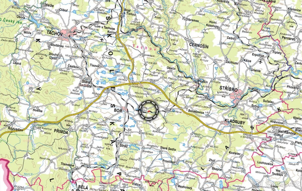 Louka, prodej, Skviřín, Bor, Tachov