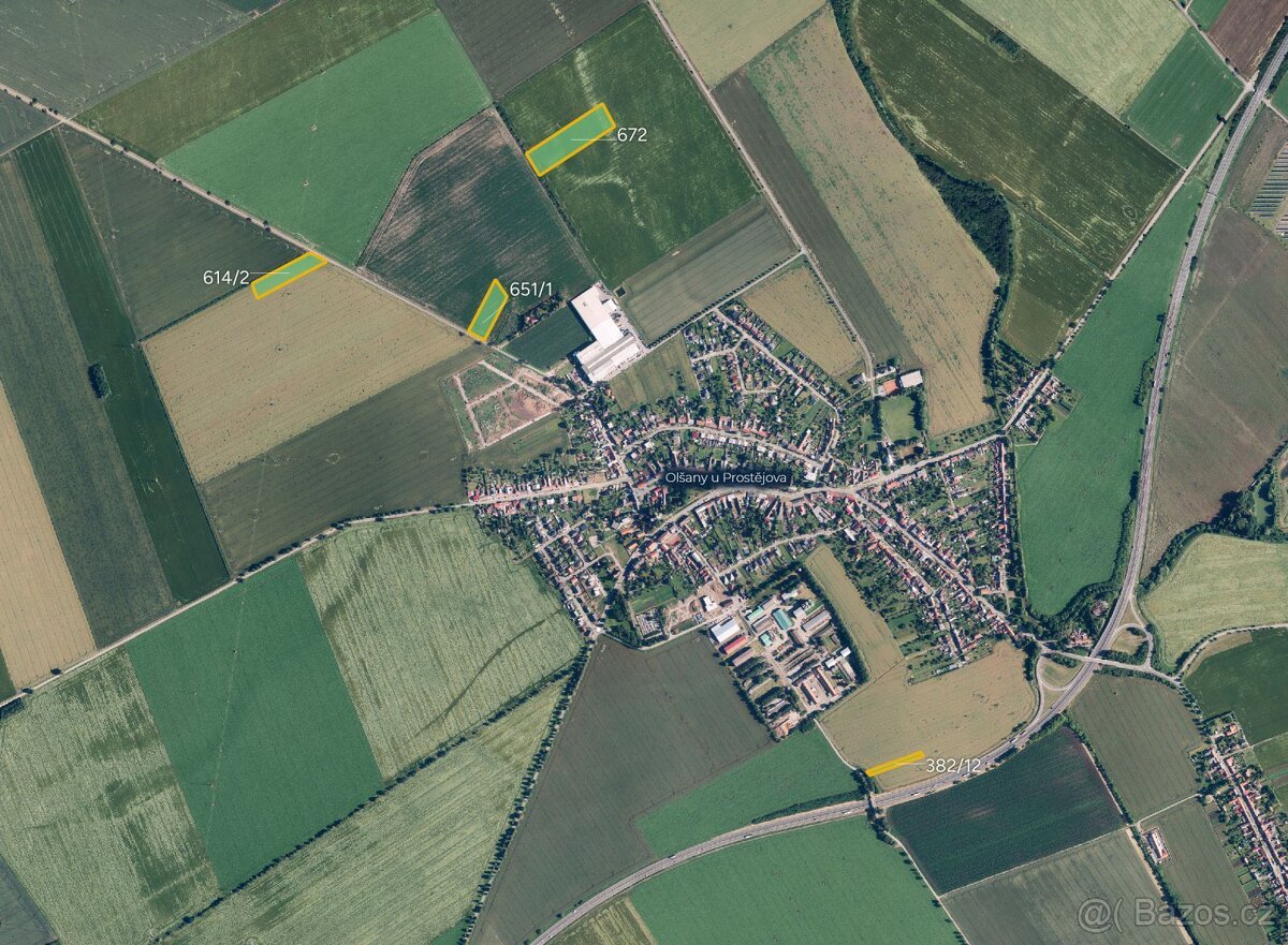 Zemědělská půda, prodej, Olšany u Prostějova, Prostějov