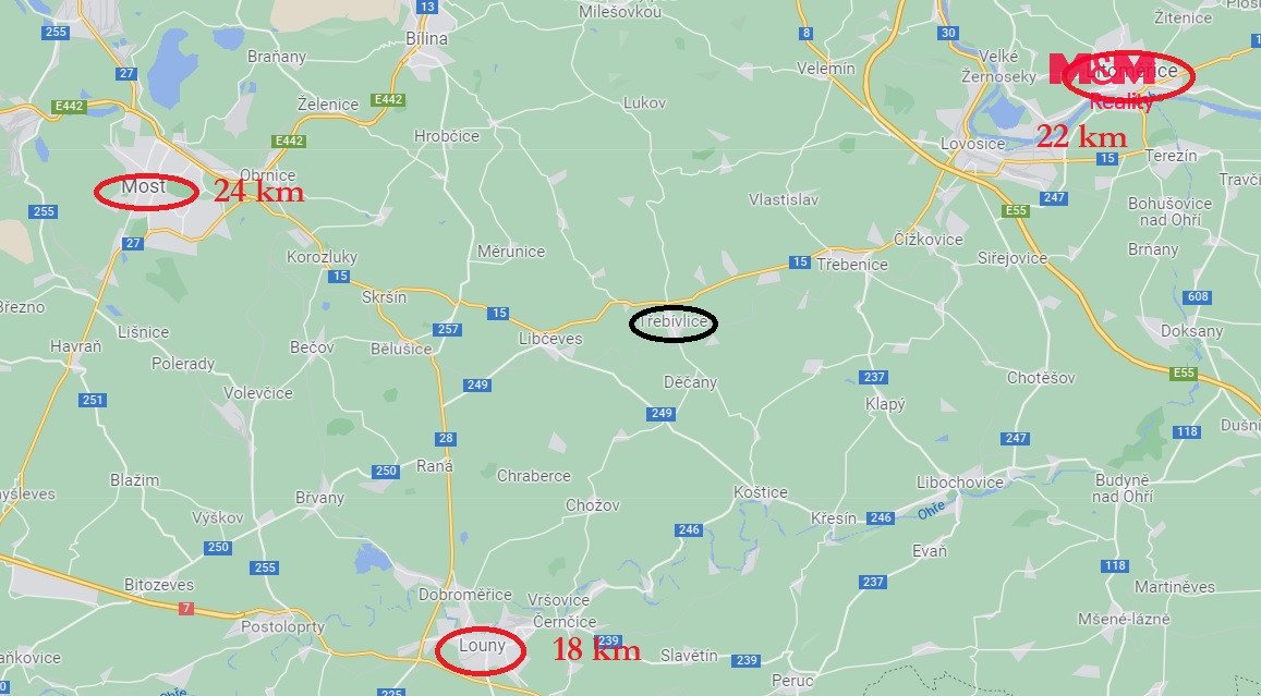 Prodej pozemku k bydlení, 1157 m², Třebívlice