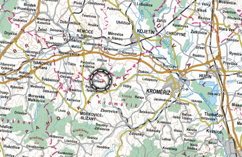 Zemědělská půda, prodej, Dřínov, Kroměříž