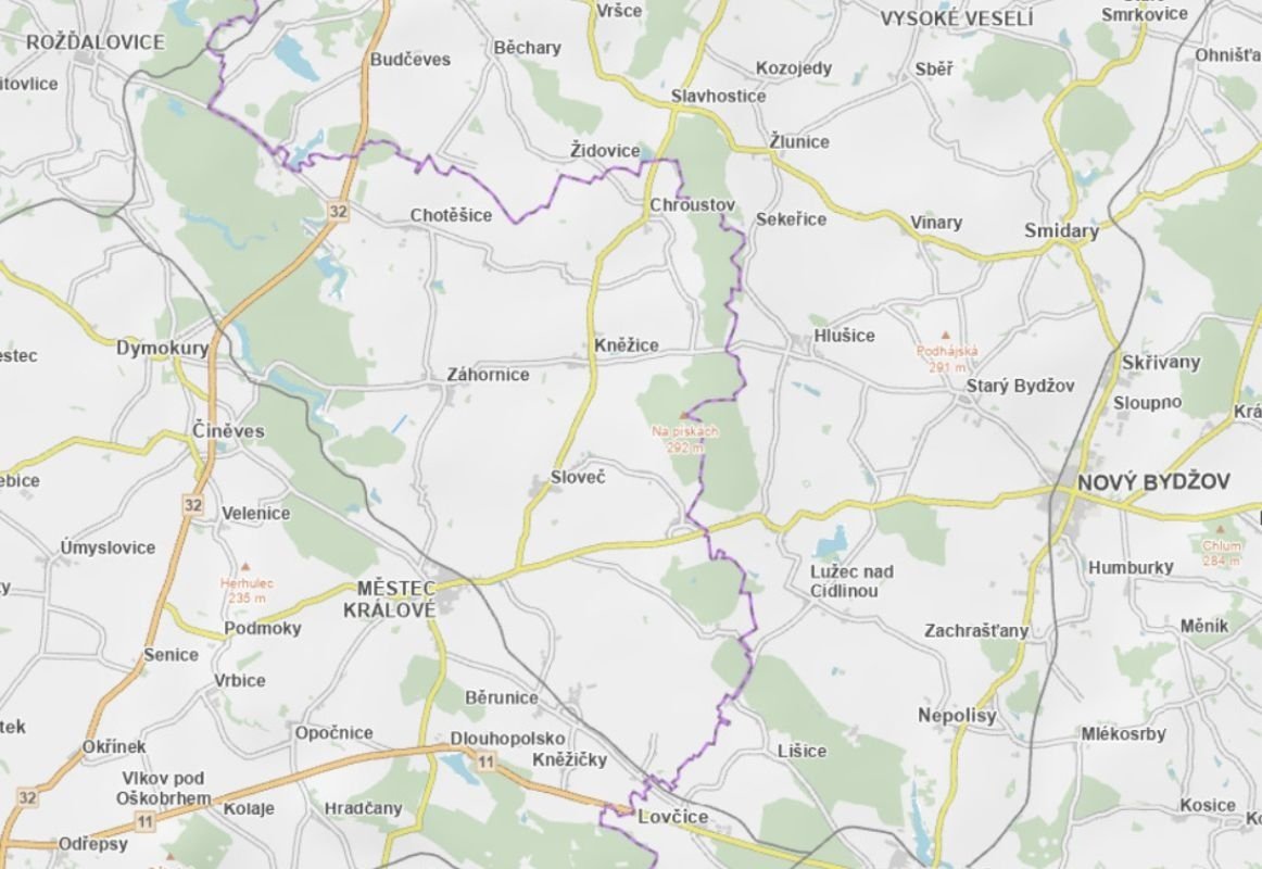 Prodej podílu 1/5 pole 2 493 m², Záhornice