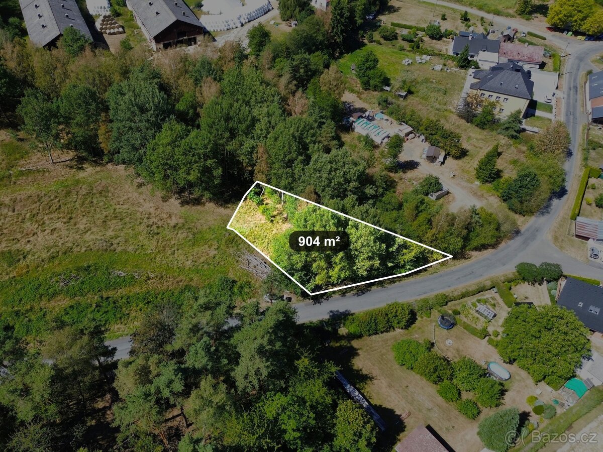 Stavební pozemek 904 m², Přimda - Újezd pod Přimdou
