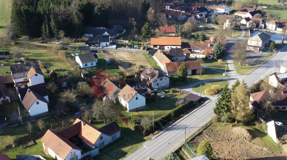 Prodej stavebního pozemku v Ondřejově u Pelhřimova