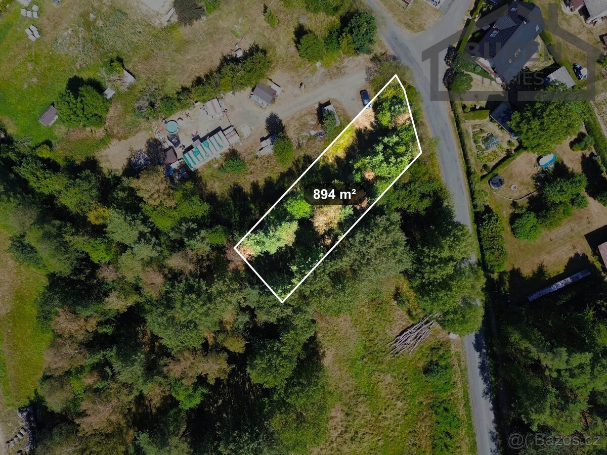 Stavební pozemek 894 m², Přimda - Újezd pod Přimdou