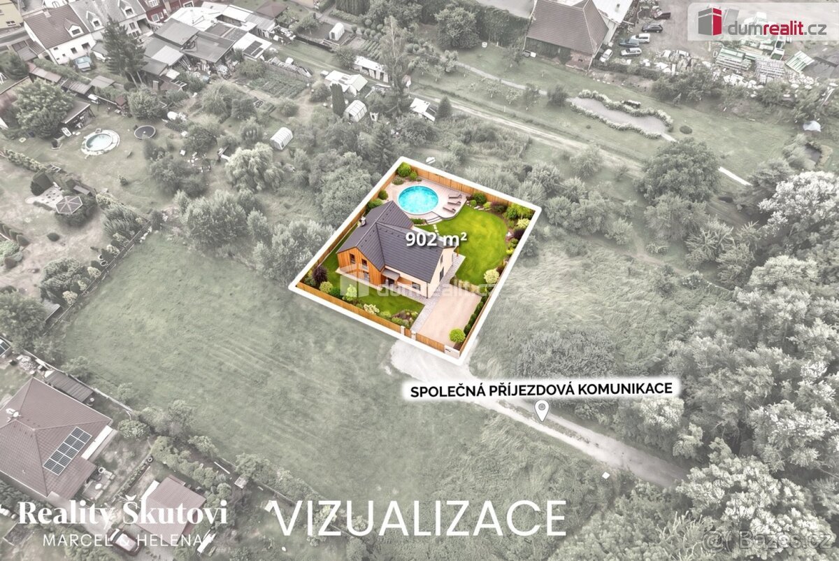 Prodej stavebního pozemku 902 m², Chabařovice, okres Ústí na