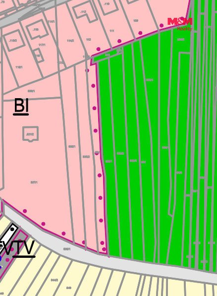 Prodej pozemku k bydlení, 1046 m², Lhota