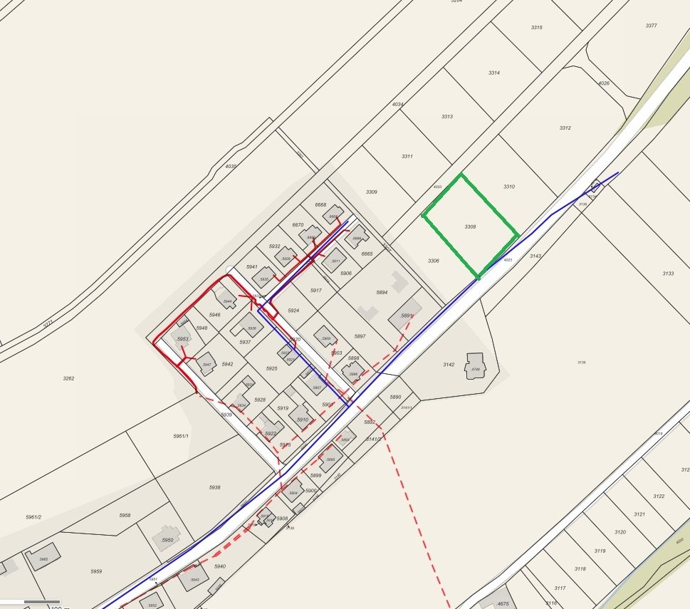 Stavební parcela v obci Libina 2.422m2, okres Šumperk