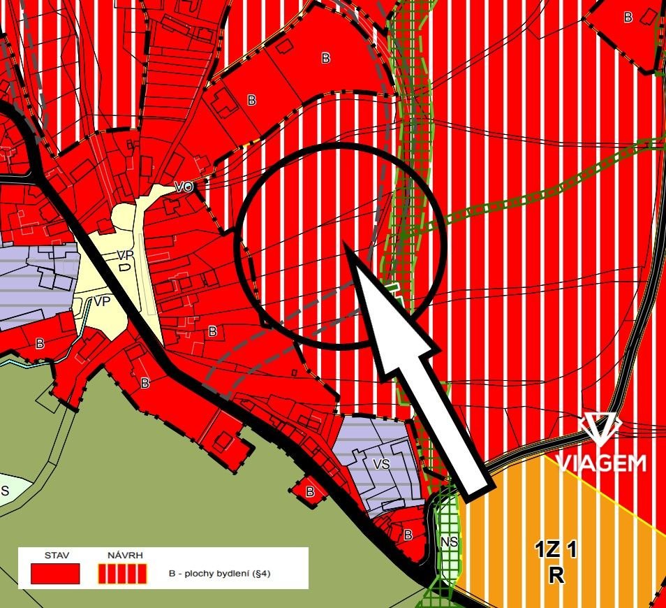 Spekulační - rezidenční 4 975 m², Podíl 15 % o výměře 740 m²