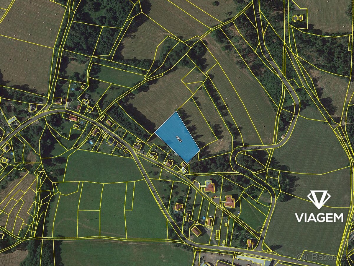 Pole 3 708 m², Podíl 14 % o výměře 530 m²