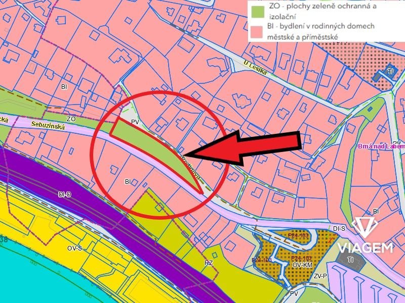 Zahrada 23 170 m², Podíl 69 % o výměře 15 998 m²