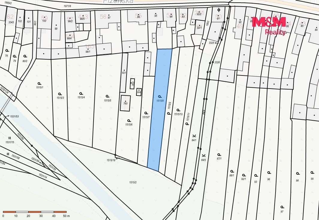 Prodej pozemku k bydlení, 993 m², Spálené Poříčí