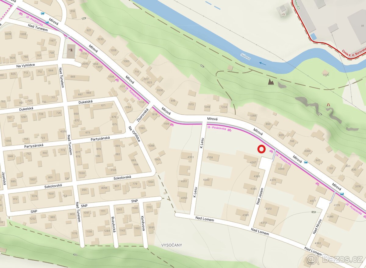Stavební pozemek na prodej - 1391m2, Havlíčkův Brod,Vysočany